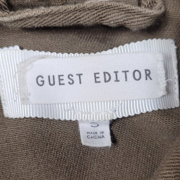 Anthropologie Guest Editor Military Swing Blazer Coat Women's S - Picture 9 of 10